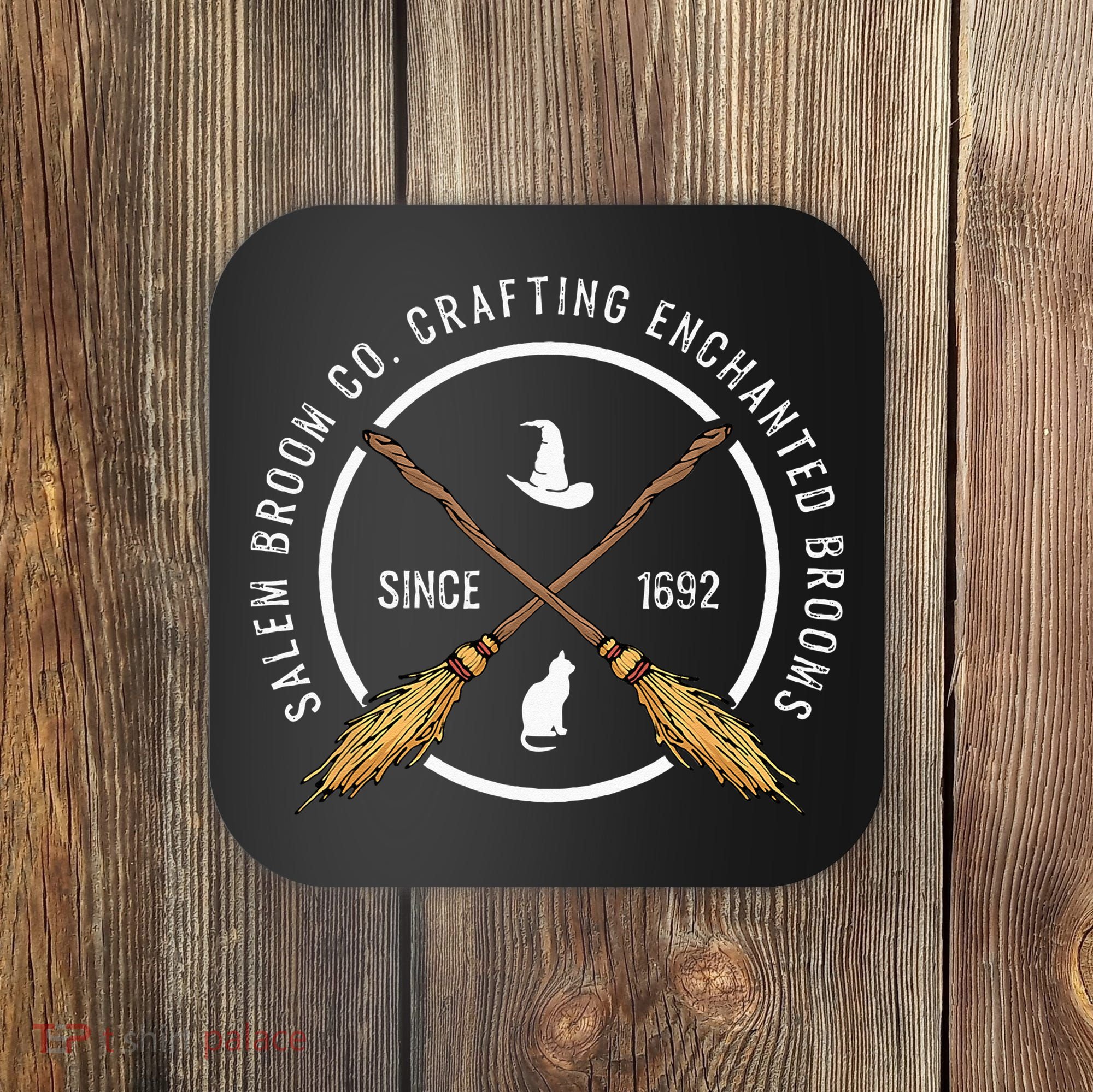 Salem Broom Company For A Witch Fan Coaster