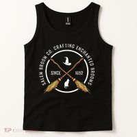 Salem Broom Company For A Witch Fan Tank Top thumb 2