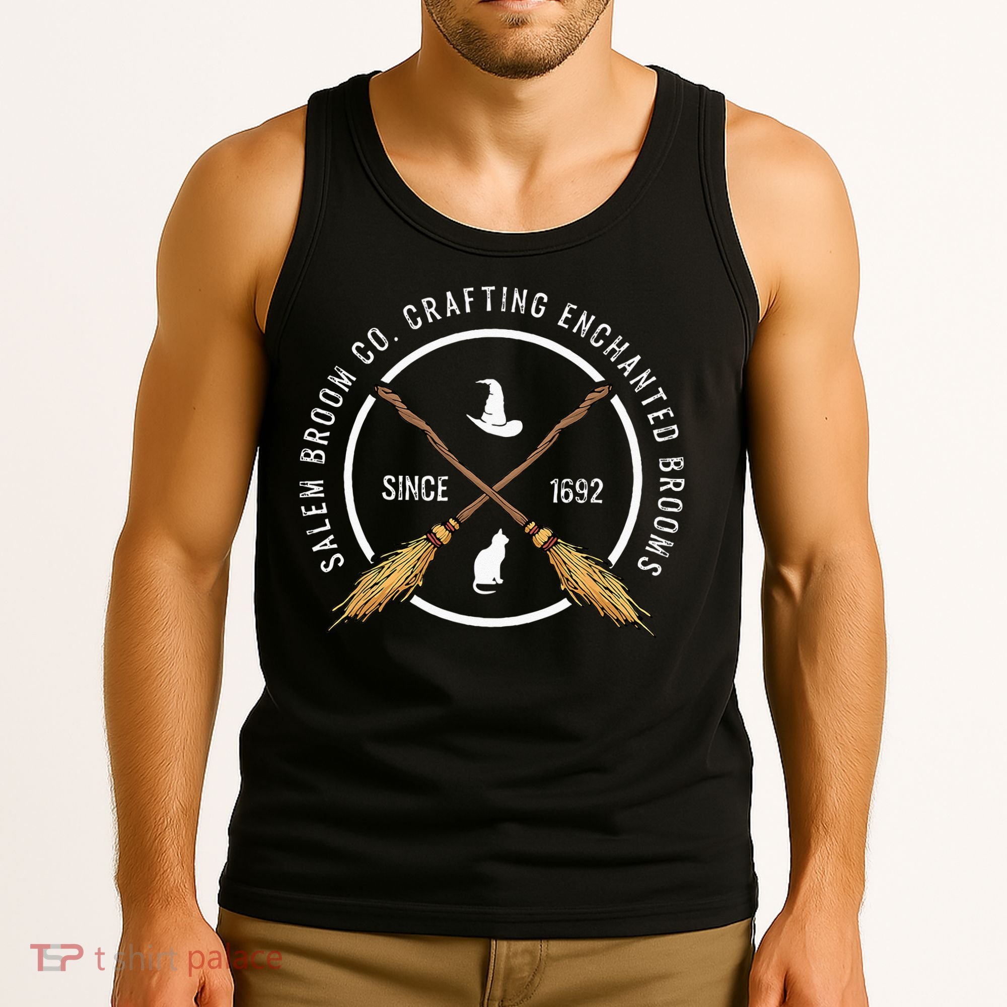 Salem Broom Company For A Witch Fan Tank Top