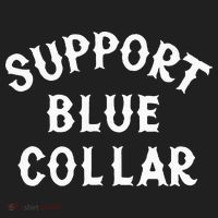 Support Blue Collar Funny Support Hat thumb 2