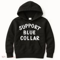 Support Blue Collar Funny Support Kids Hoodie thumb 0
