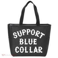 Support Blue Collar Funny Support Tote Bag thumb 0