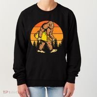 Sasquatch Bigfoot Carrying Taco Funny Cinco De Mayo Women's Sweatshirt thumb 0