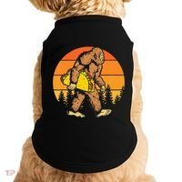 Sasquatch Bigfoot Carrying Taco Funny Cinco De Mayo Doggie Tank thumb 0