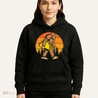 Sasquatch Bigfoot Carrying Taco Funny Cinco De Mayo Hoodie thumb 5