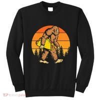 Sasquatch Bigfoot Carrying Taco Funny Cinco De Mayo Sweatshirt thumb 0