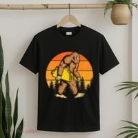 Sasquatch Bigfoot Carrying Taco Funny Cinco De Mayo T-Shirt thumb 2