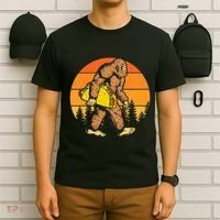 Sasquatch Bigfoot Carrying Taco Funny Cinco De Mayo T-Shirt thumb 6