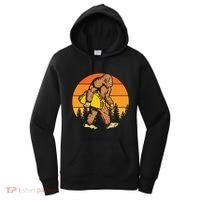 Sasquatch Bigfoot Carrying Taco Funny Cinco De Mayo Women's Hoodie thumb 0