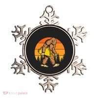 Sasquatch Bigfoot Carrying Taco Funny Cinco De Mayo Ornament thumb 0