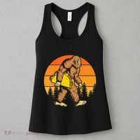 Sasquatch Bigfoot Carrying Taco Funny Cinco De Mayo Women's Tank Top thumb 3