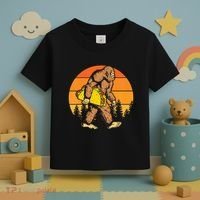 Sasquatch Bigfoot Carrying Taco Funny Cinco De Mayo Toddler T-Shirt thumb 3
