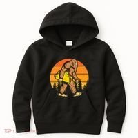 Sasquatch Bigfoot Carrying Taco Funny Cinco De Mayo Kids Hoodie thumb 0