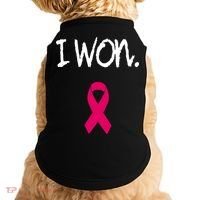 Survivor Breast Cancer Awareness Pink Ribbon Gift Doggie Tank thumb 0