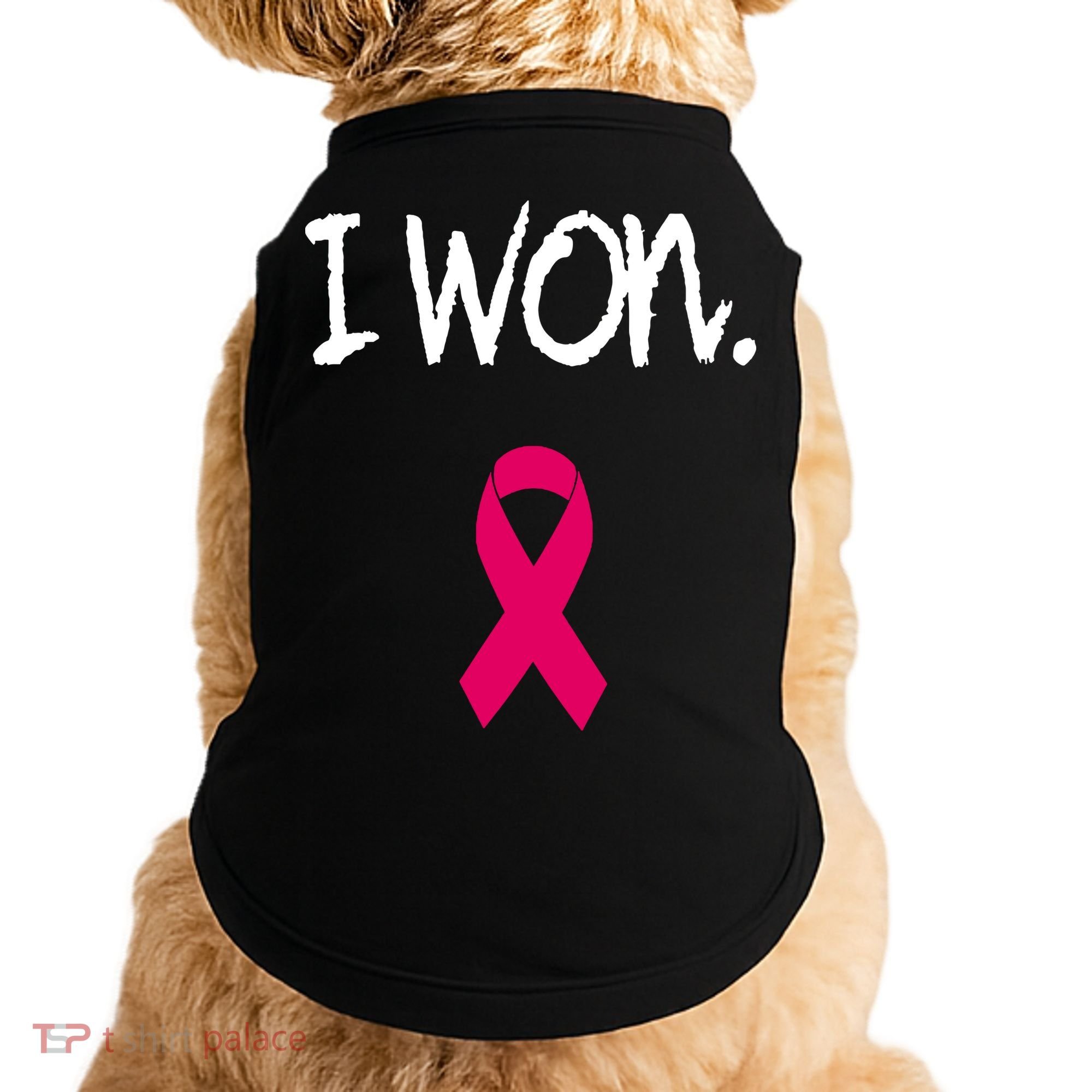 Survivor Breast Cancer Awareness Pink Ribbon Gift Doggie Tank