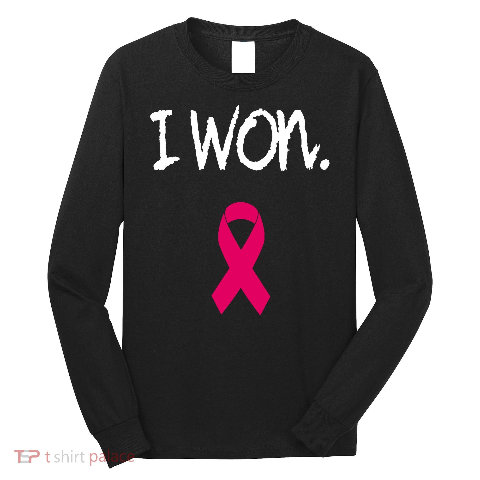 Survivor Breast Cancer Awareness Pink Ribbon Gift Long Sleeve Shirt