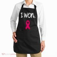 Survivor Breast Cancer Awareness Pink Ribbon Gift Apron thumb 2