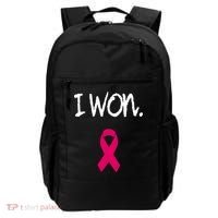 Survivor Breast Cancer Awareness Pink Ribbon Gift Backpack thumb 0