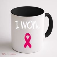 Survivor Breast Cancer Awareness Pink Ribbon Gift Coffee Mug thumb 1