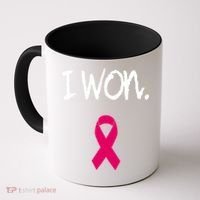 Survivor Breast Cancer Awareness Pink Ribbon Gift Coffee Mug thumb 0