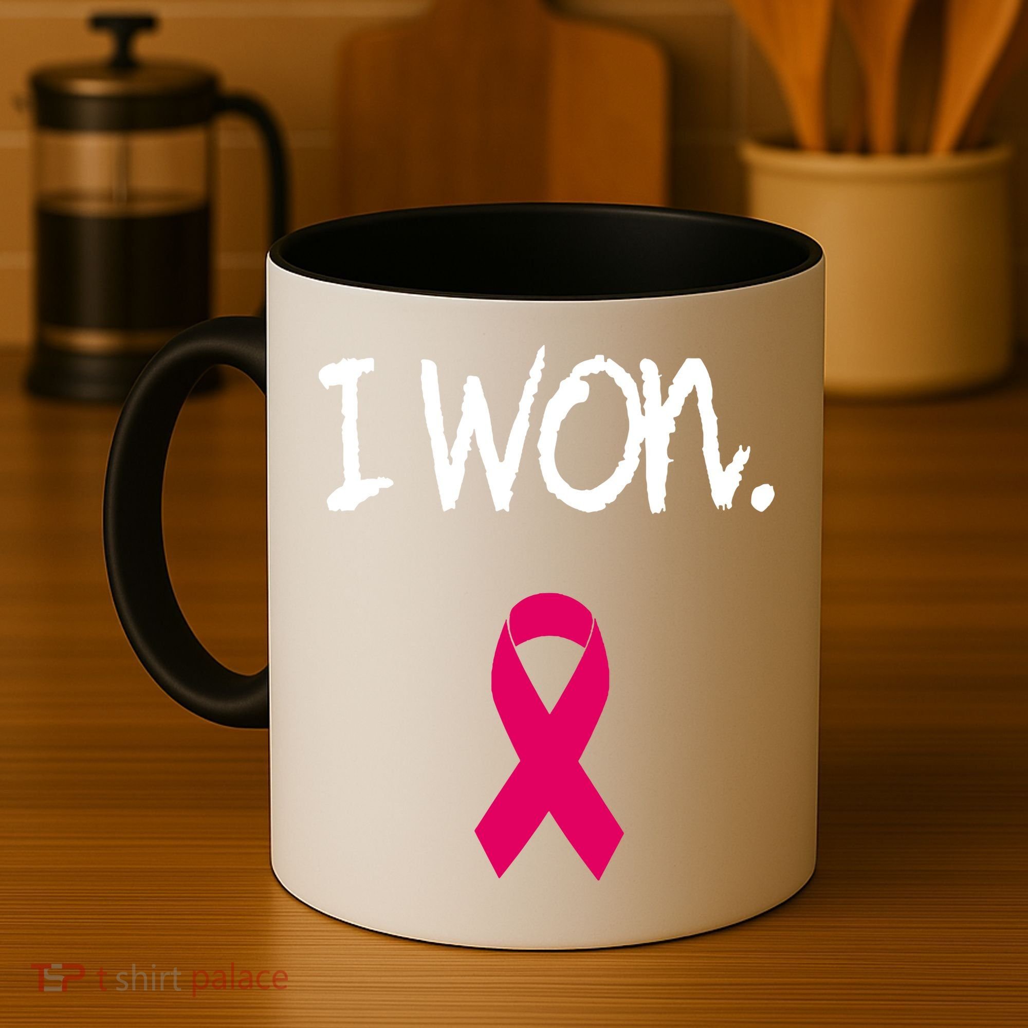 Survivor Breast Cancer Awareness Pink Ribbon Gift Coffee Mug
