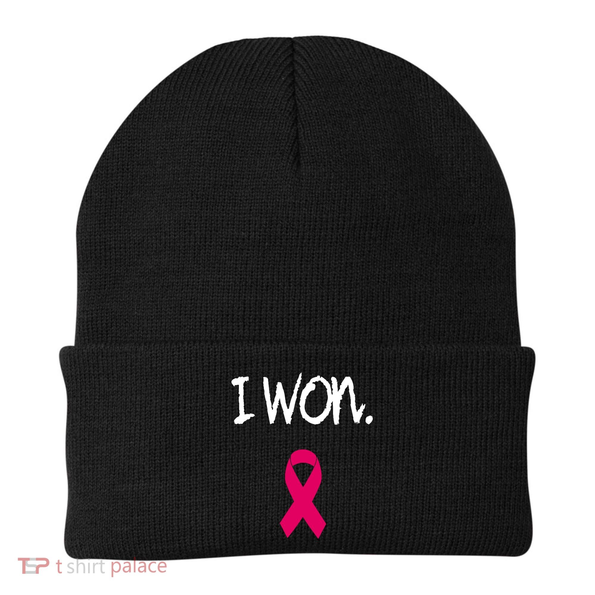 Survivor Breast Cancer Awareness Pink Ribbon Gift Beanie