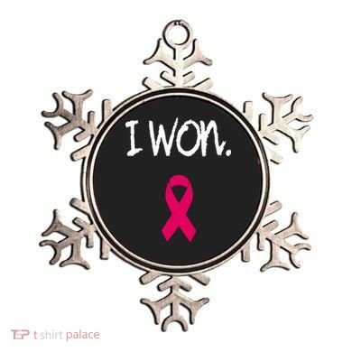 Survivor Breast Cancer Awareness Pink Ribbon Gift Ornament