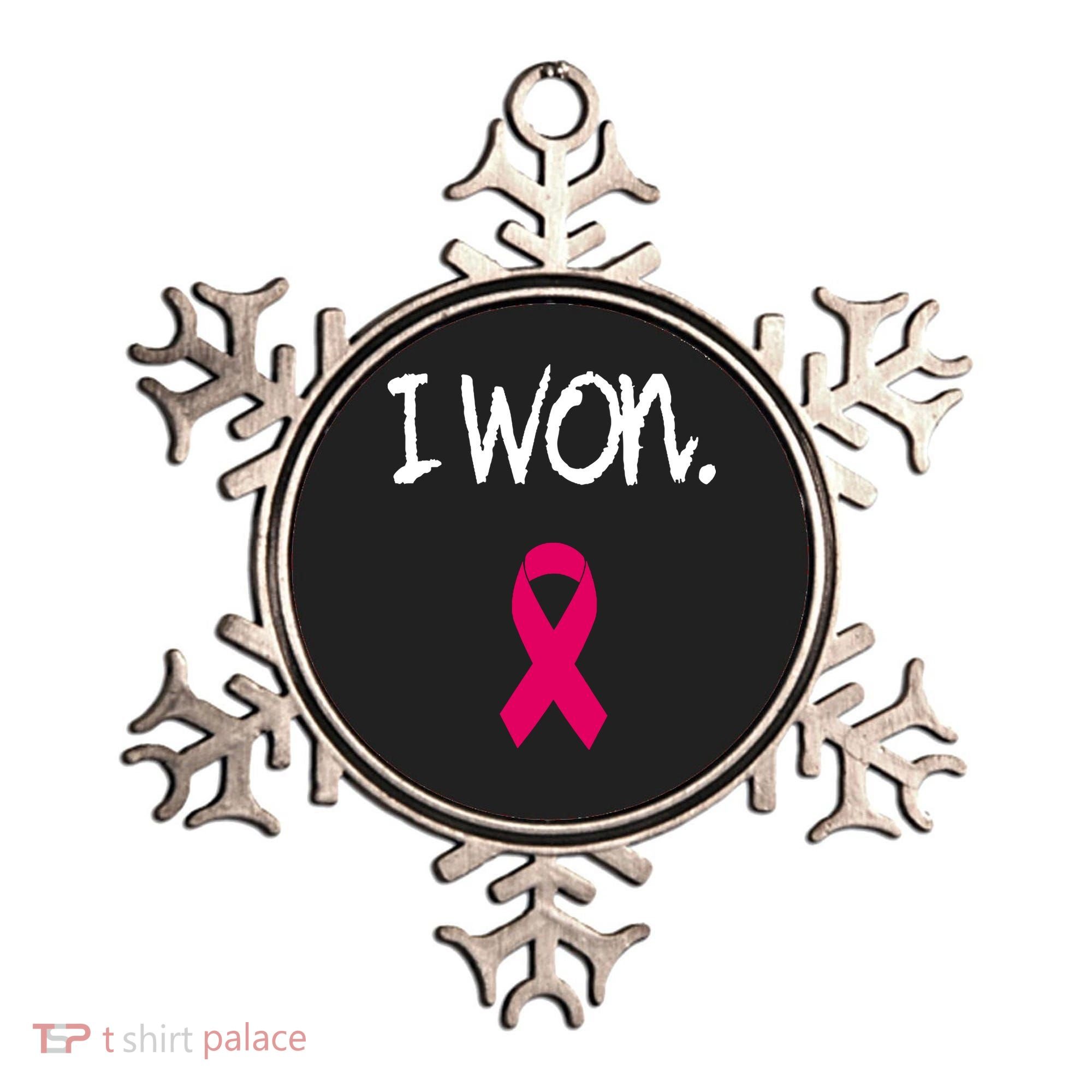 Survivor Breast Cancer Awareness Pink Ribbon Gift Ornament