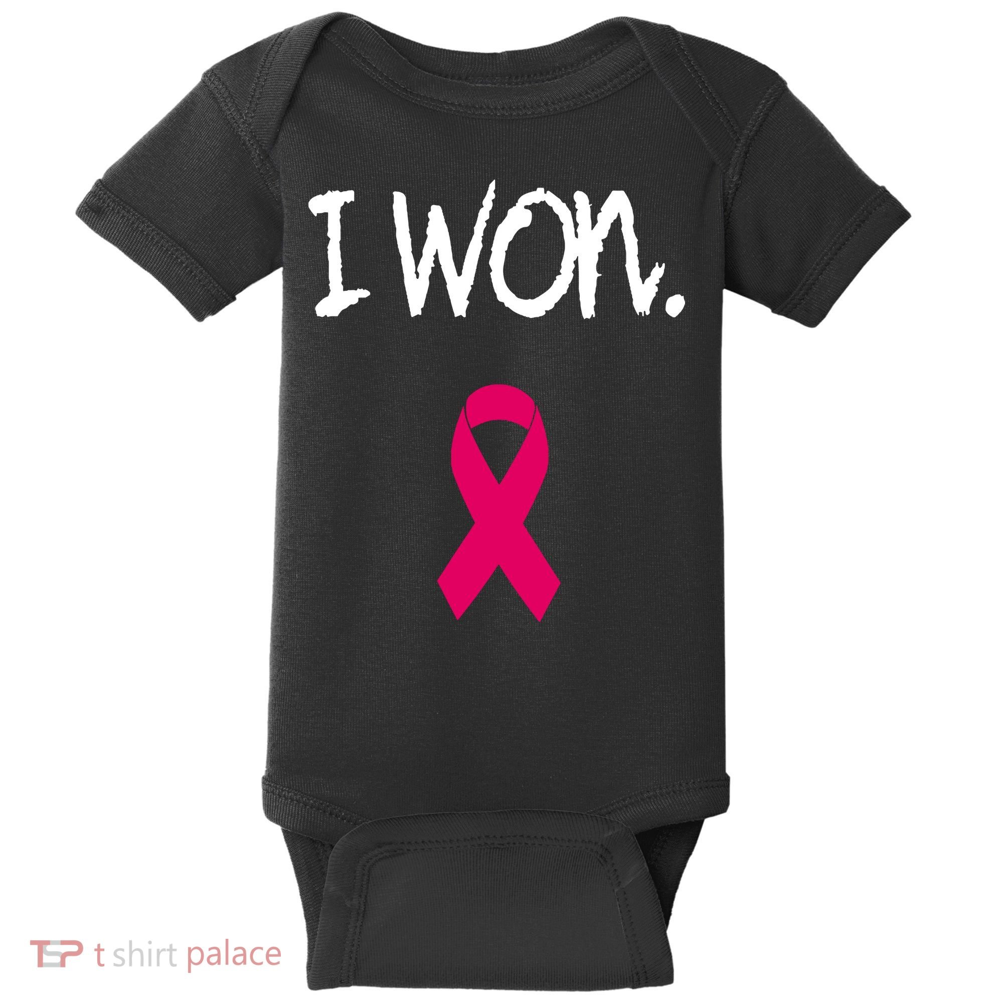 Survivor Breast Cancer Awareness Pink Ribbon Gift Baby Bodysuit