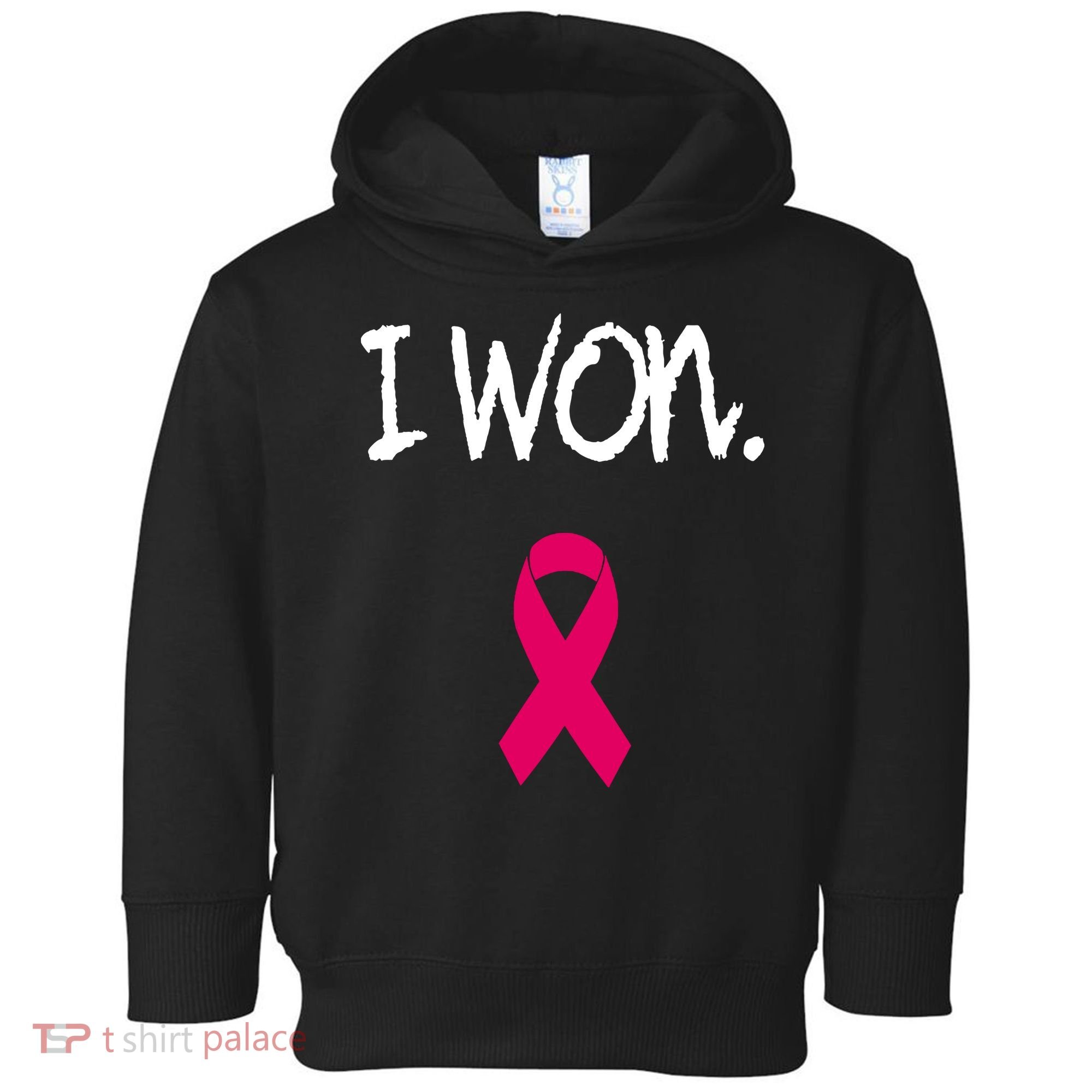 Survivor Breast Cancer Awareness Pink Ribbon Gift Toddler Hoodie