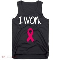 Survivor Breast Cancer Awareness Pink Ribbon Gift Tank Top thumb 0