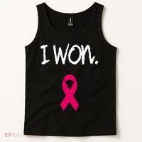 Survivor Breast Cancer Awareness Pink Ribbon Gift Tank Top thumb 2