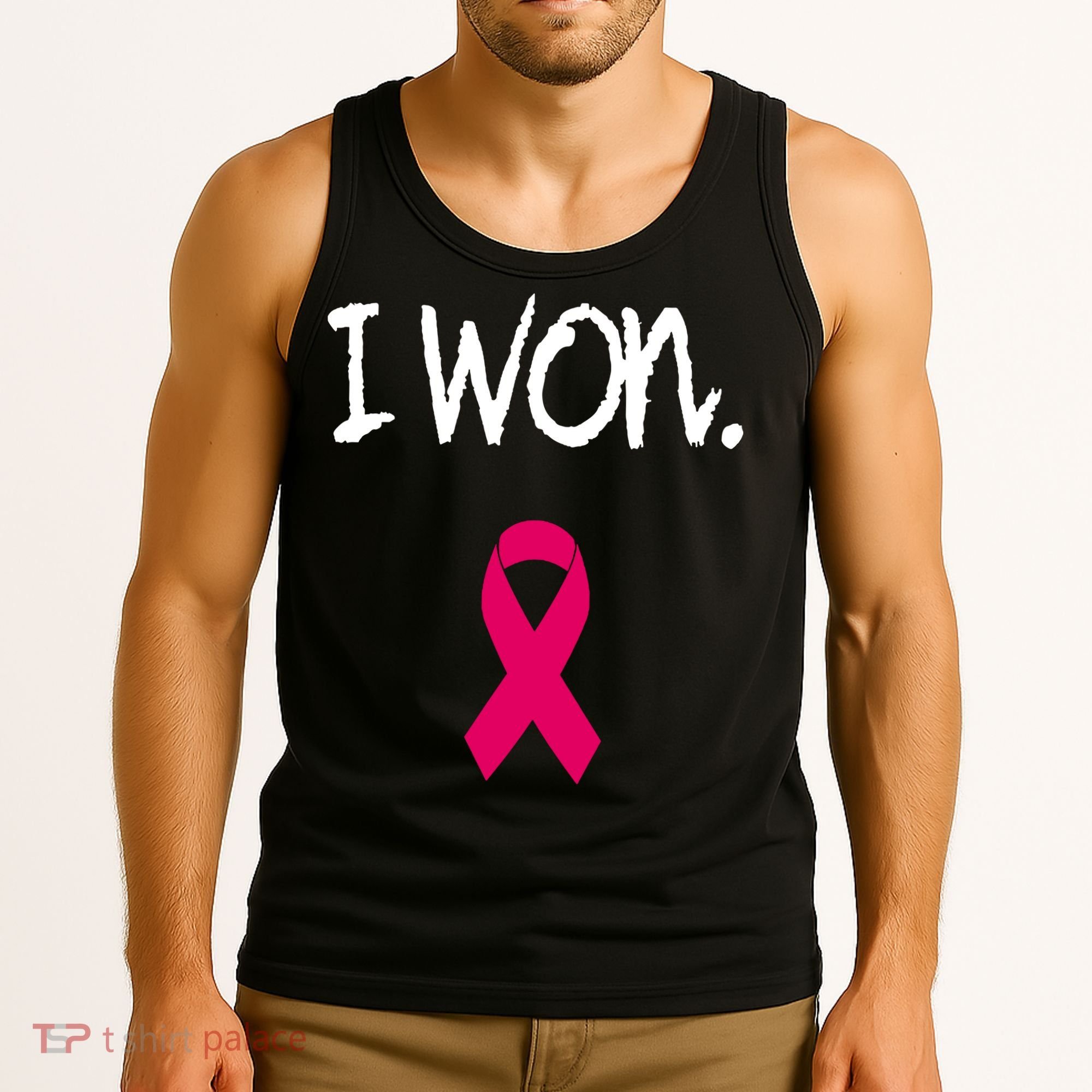 Survivor Breast Cancer Awareness Pink Ribbon Gift Tank Top