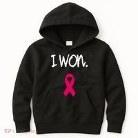 Survivor Breast Cancer Awareness Pink Ribbon Gift Kids Hoodie thumb 0