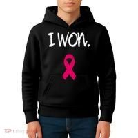 Survivor Breast Cancer Awareness Pink Ribbon Gift Kids Hoodie thumb 4