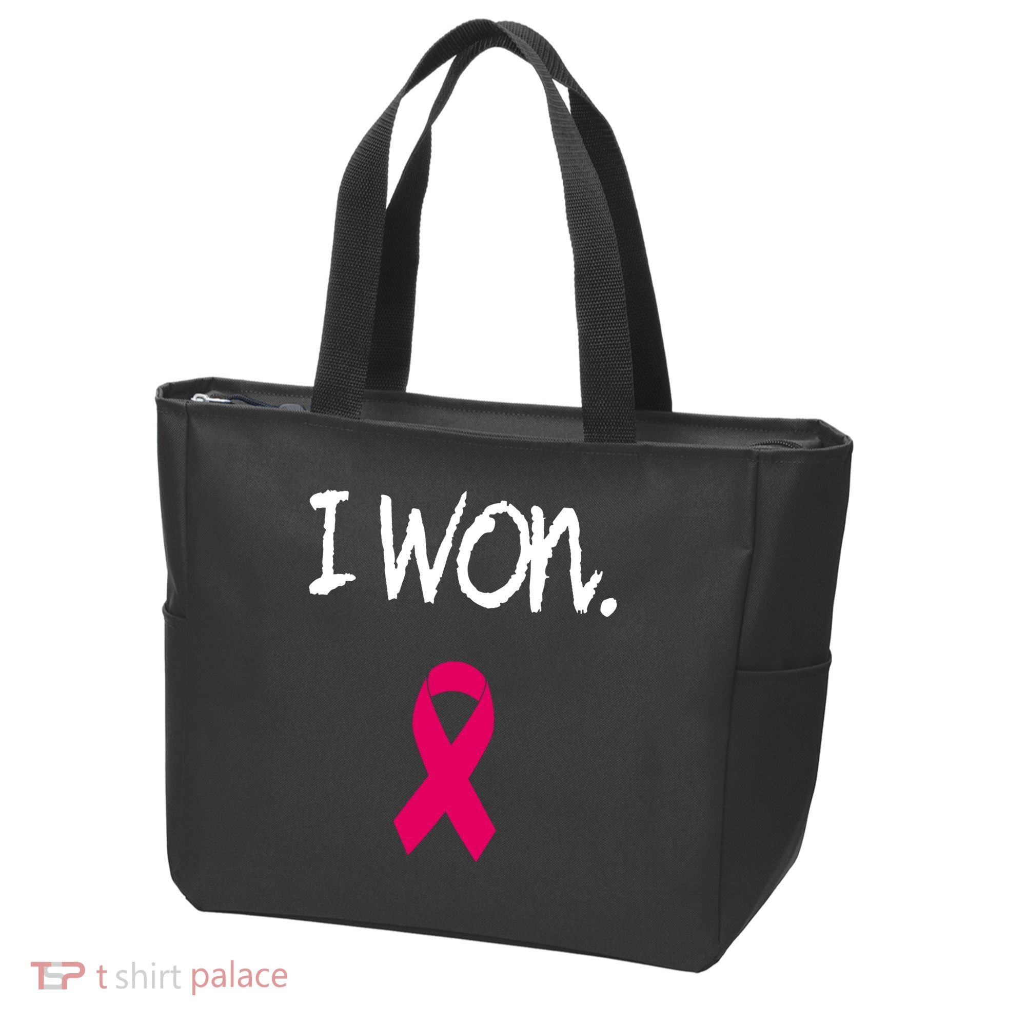Survivor Breast Cancer Awareness Pink Ribbon Gift Tote Bag