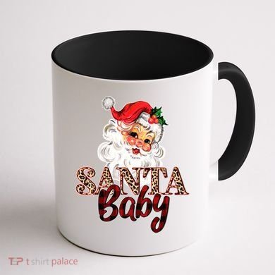 Santa Baby Cute Christmas Gift Coffee Mug back
