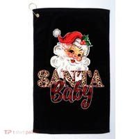 Santa Baby Cute Christmas Gift Golf Towel thumb 0