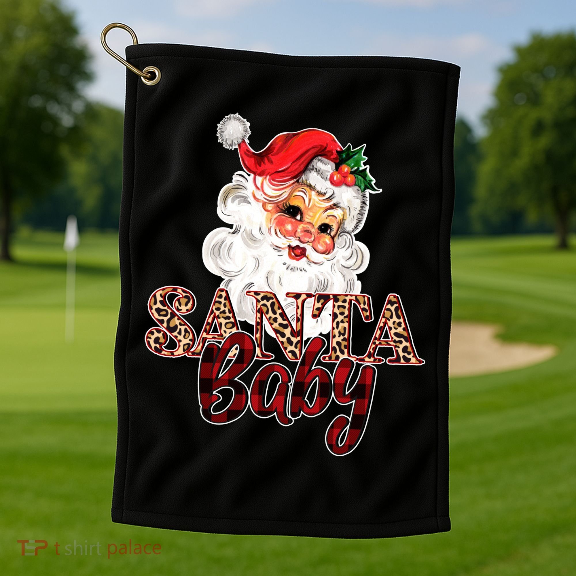 Santa Baby Cute Christmas Gift Golf Towel