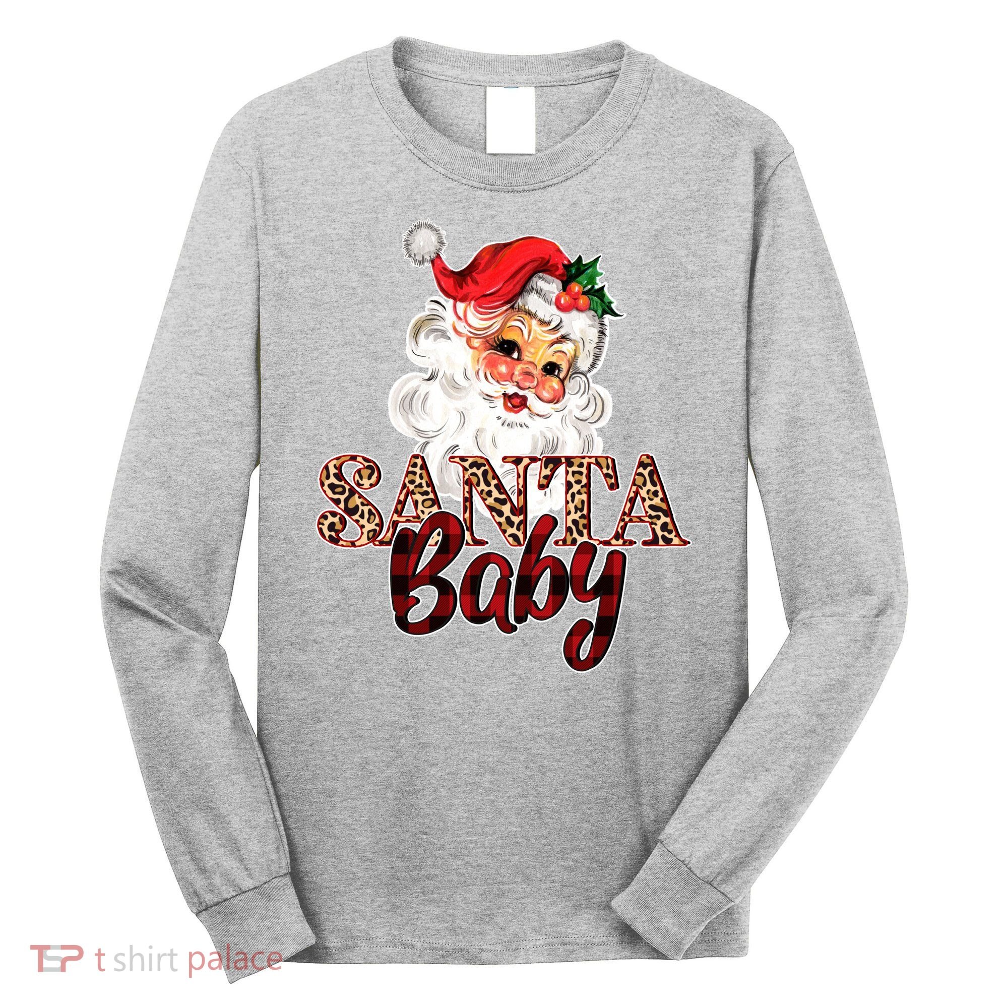 Santa Baby Cute Christmas Gift Long Sleeve Shirt