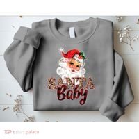Santa Baby Cute Christmas Gift Sweatshirt thumb 2