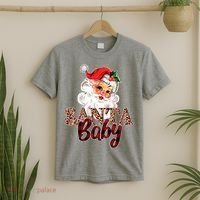 Santa Baby Cute Christmas Gift T-Shirt thumb 2