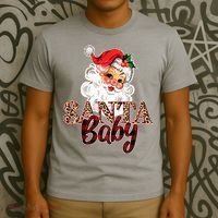Santa Baby Cute Christmas Gift T-Shirt thumb 3