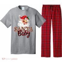 Santa Baby Cute Christmas Gift Pajama Set thumb 0
