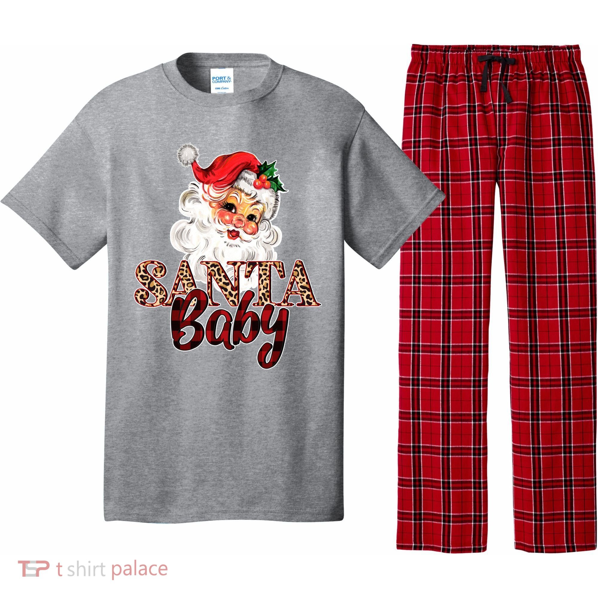 Santa Baby Cute Christmas Gift Pajama Set