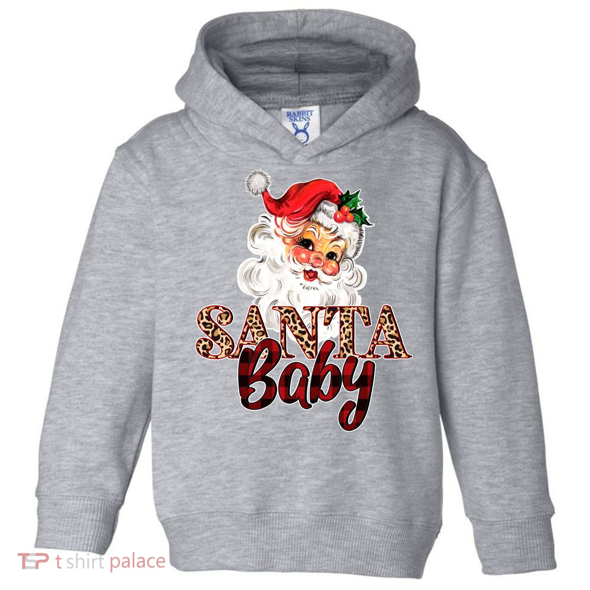 Santa Baby Cute Christmas Gift Toddler Hoodie