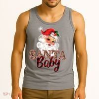 Santa Baby Cute Christmas Gift Tank Top thumb 3