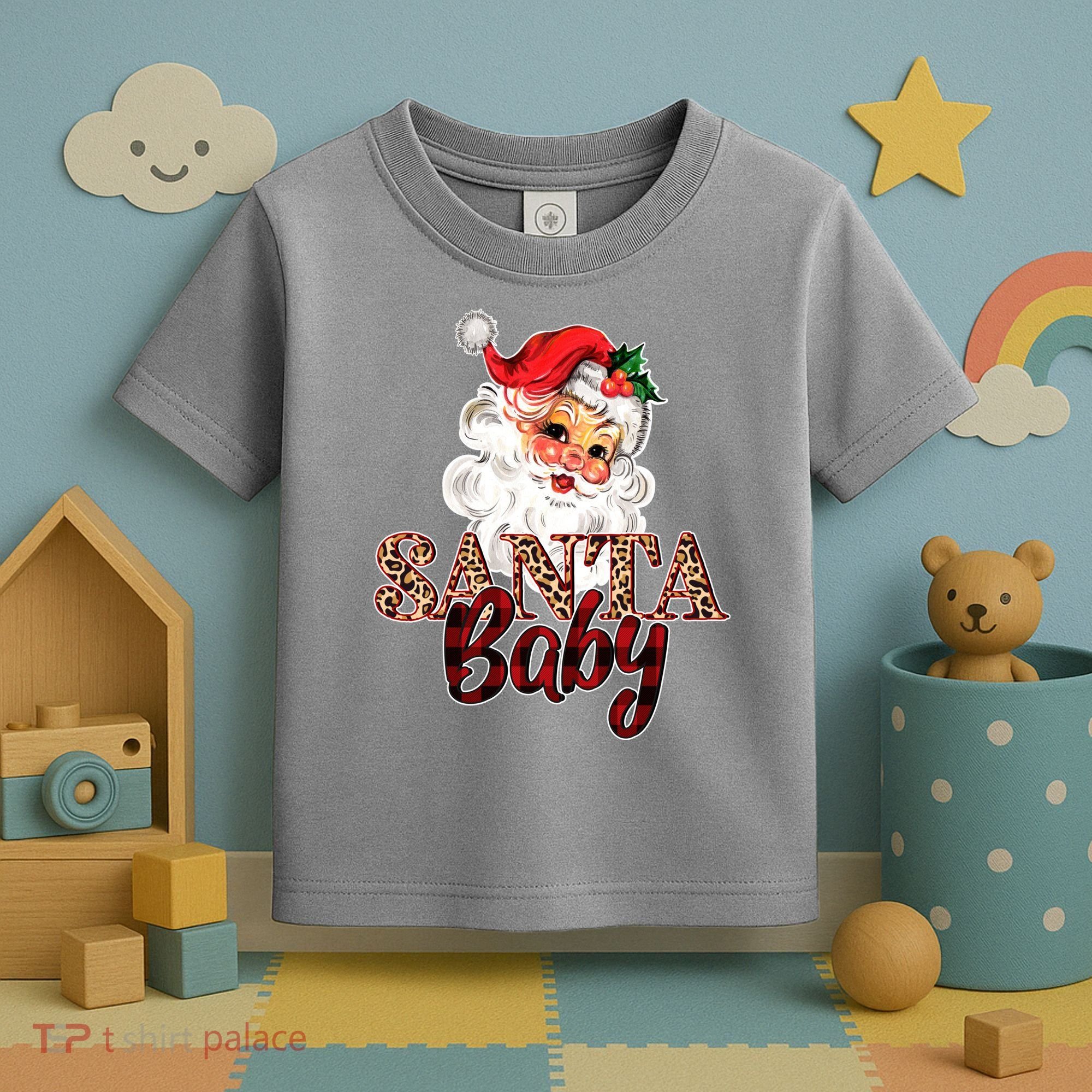 Santa Baby Cute Christmas Gift Toddler T-Shirt