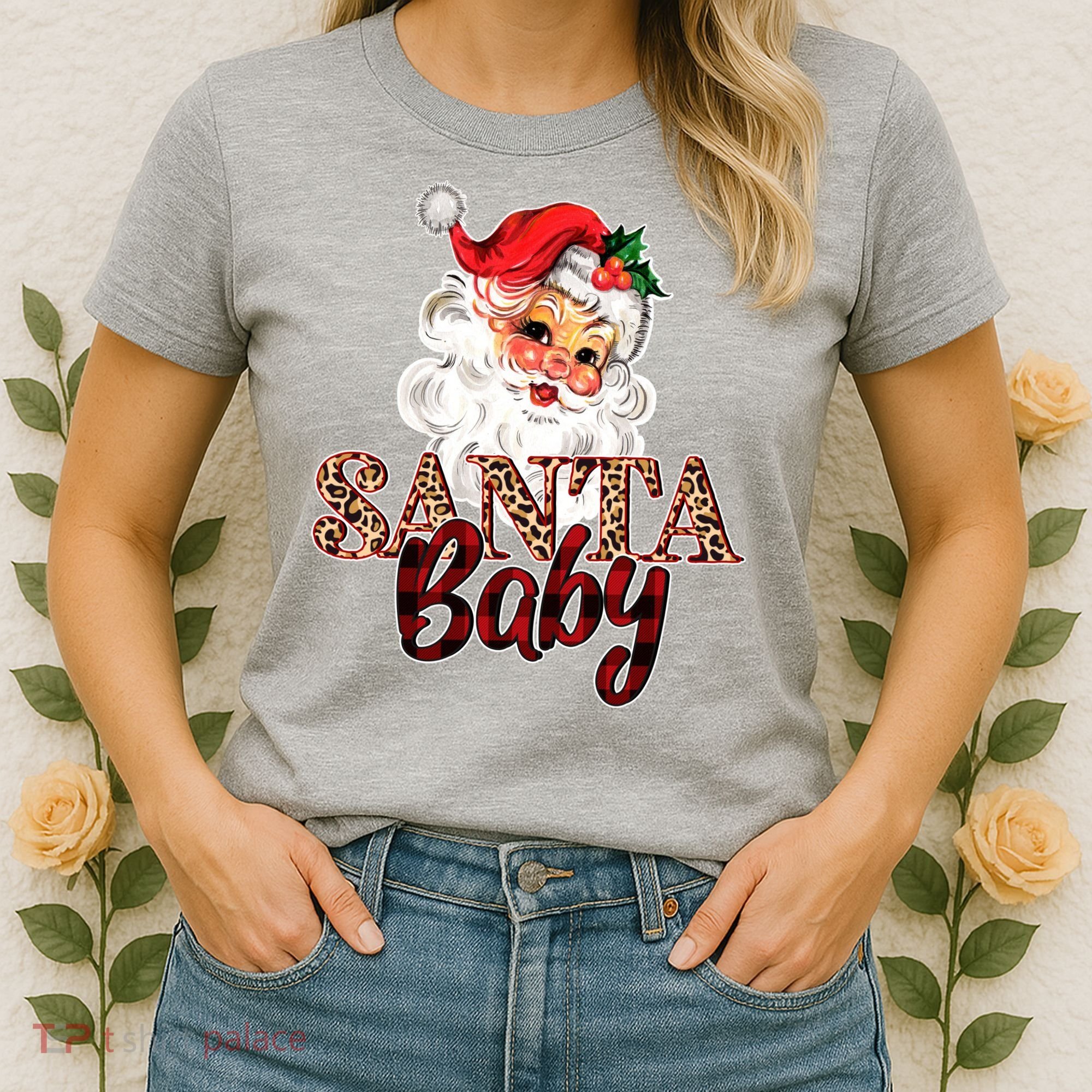Santa Baby Cute Christmas Gift Women's T-Shirt