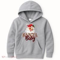 Santa Baby Cute Christmas Gift Kids Hoodie thumb 0